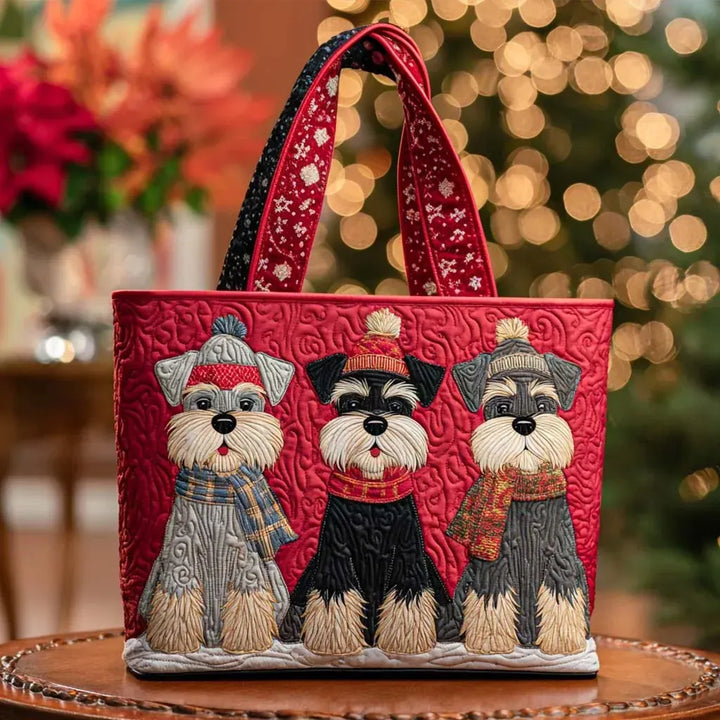Bolso Artesanal — Trío de Schnauzers