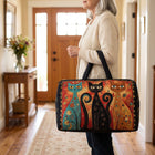 Bolso de Viaje Acolchado — Trío de Gatos Encantados 2