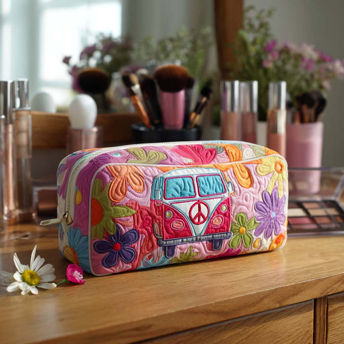 Neceser Acolchado — Paseo Floral Retro