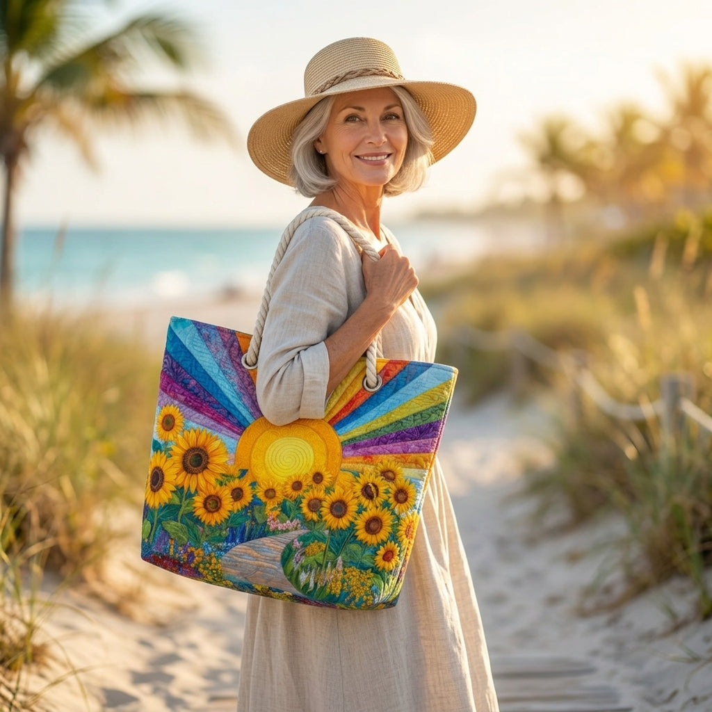 Bolso de Playa — Sol de Arcoíris