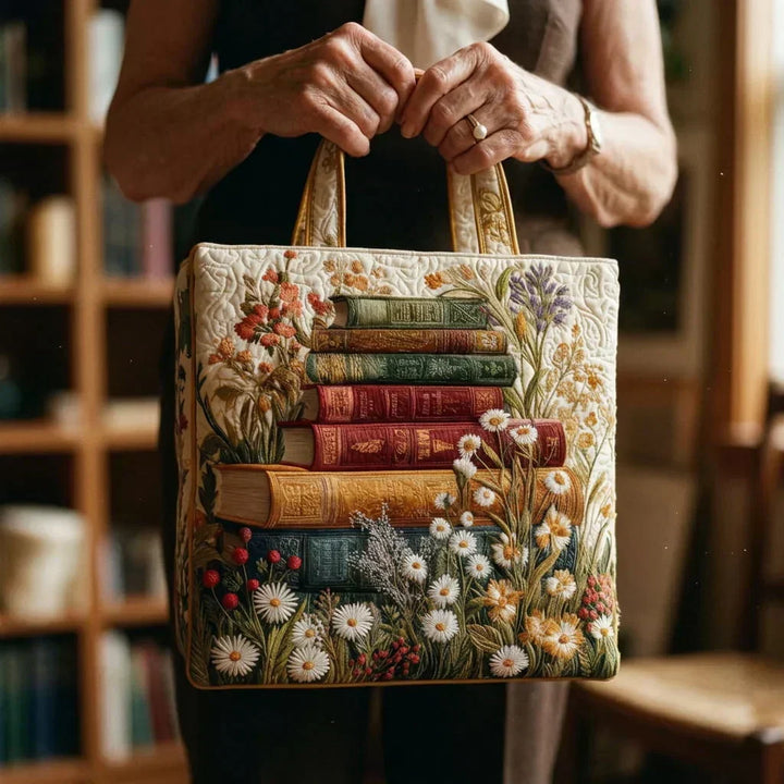 Bolso Artesanal Acolchado — Estampado Floral