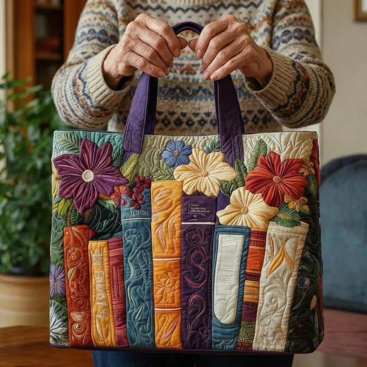 Bolso Tote Acolchado — Amantes de los Libros