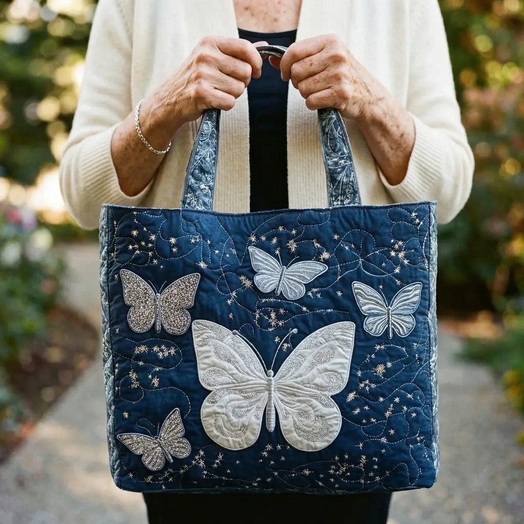 Bolso Artesanal — Mariposa Plateada