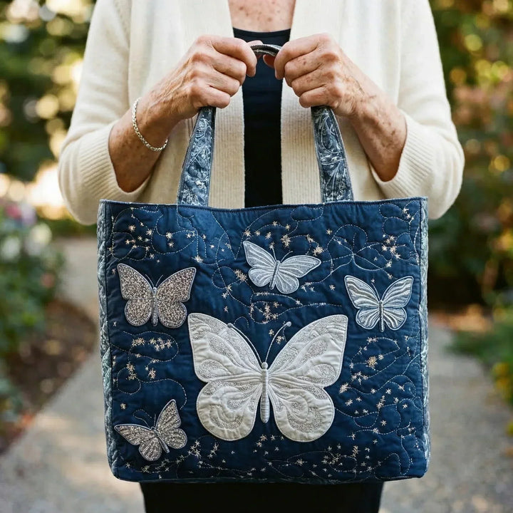 Bolso Artesanal — Mariposa Plateada
