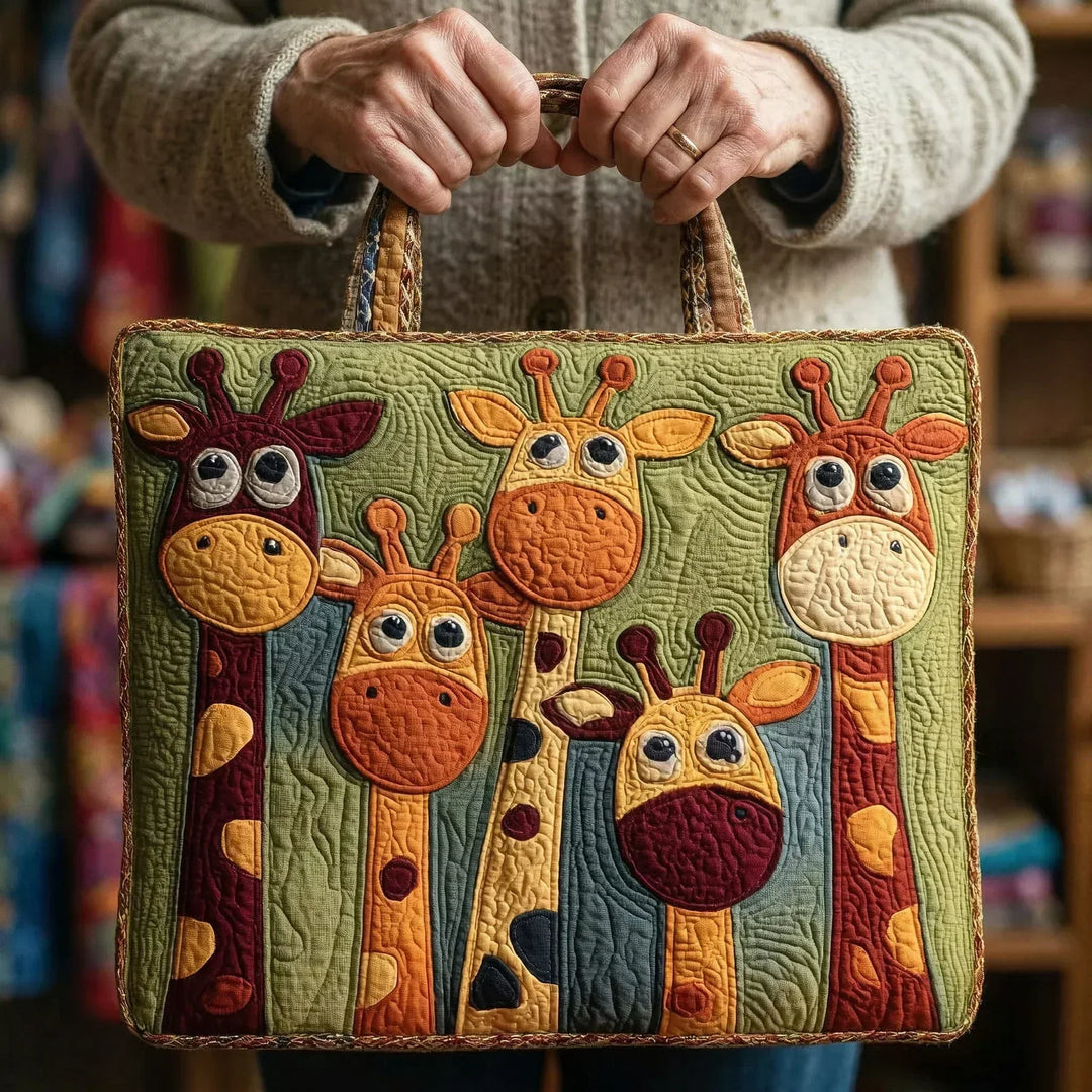 Bolso Tote Acolchado — Jirafa
