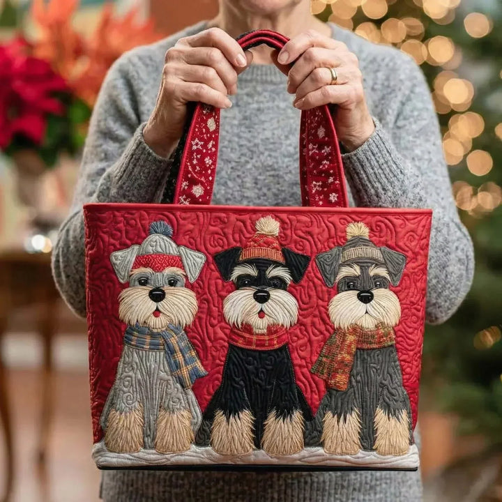 Bolso Artesanal — Trío de Schnauzers