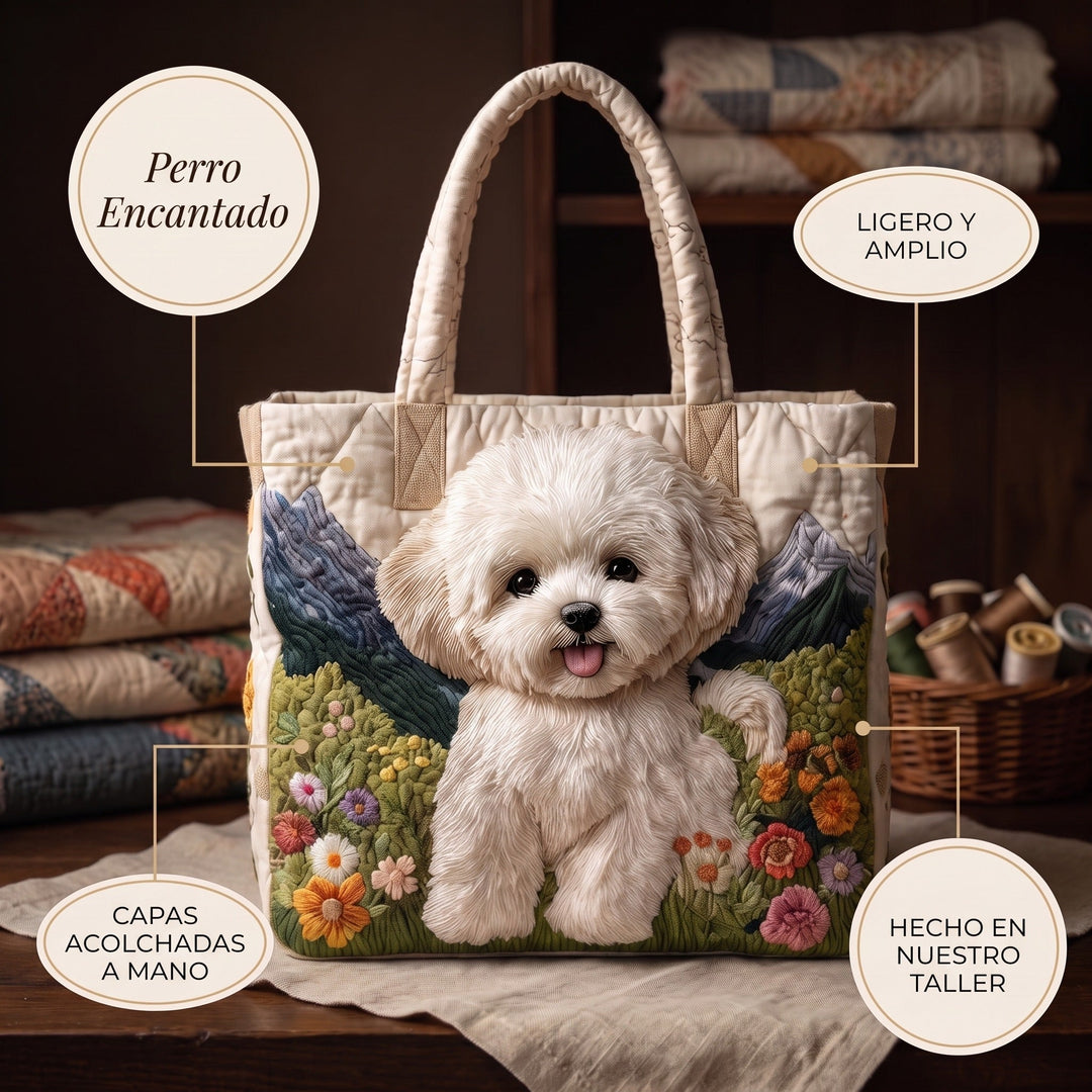 Bolso Artesanal Acolchado — Perro Encantado