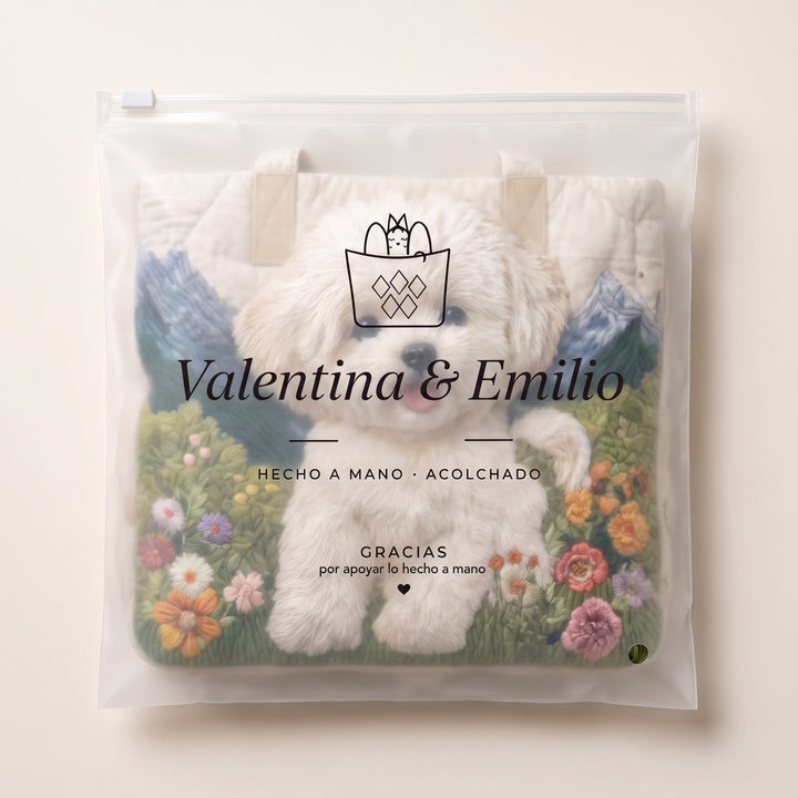 Bolso Artesanal Acolchado — Perro Encantado