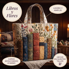 Bolso Artesanal Acolchado — Libros y Flores 7