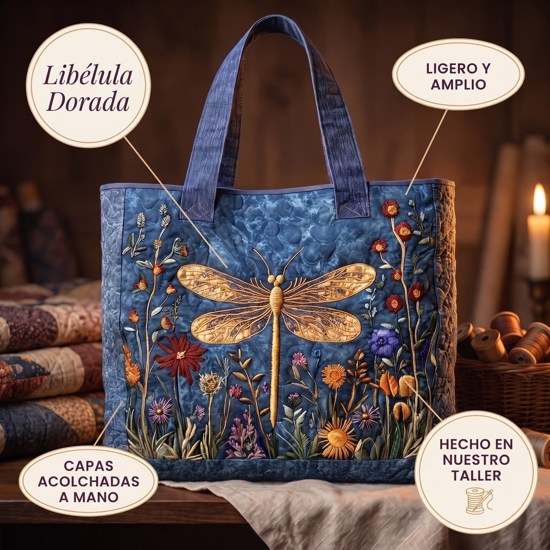 Bolso Acolchado — Libélula Dorada