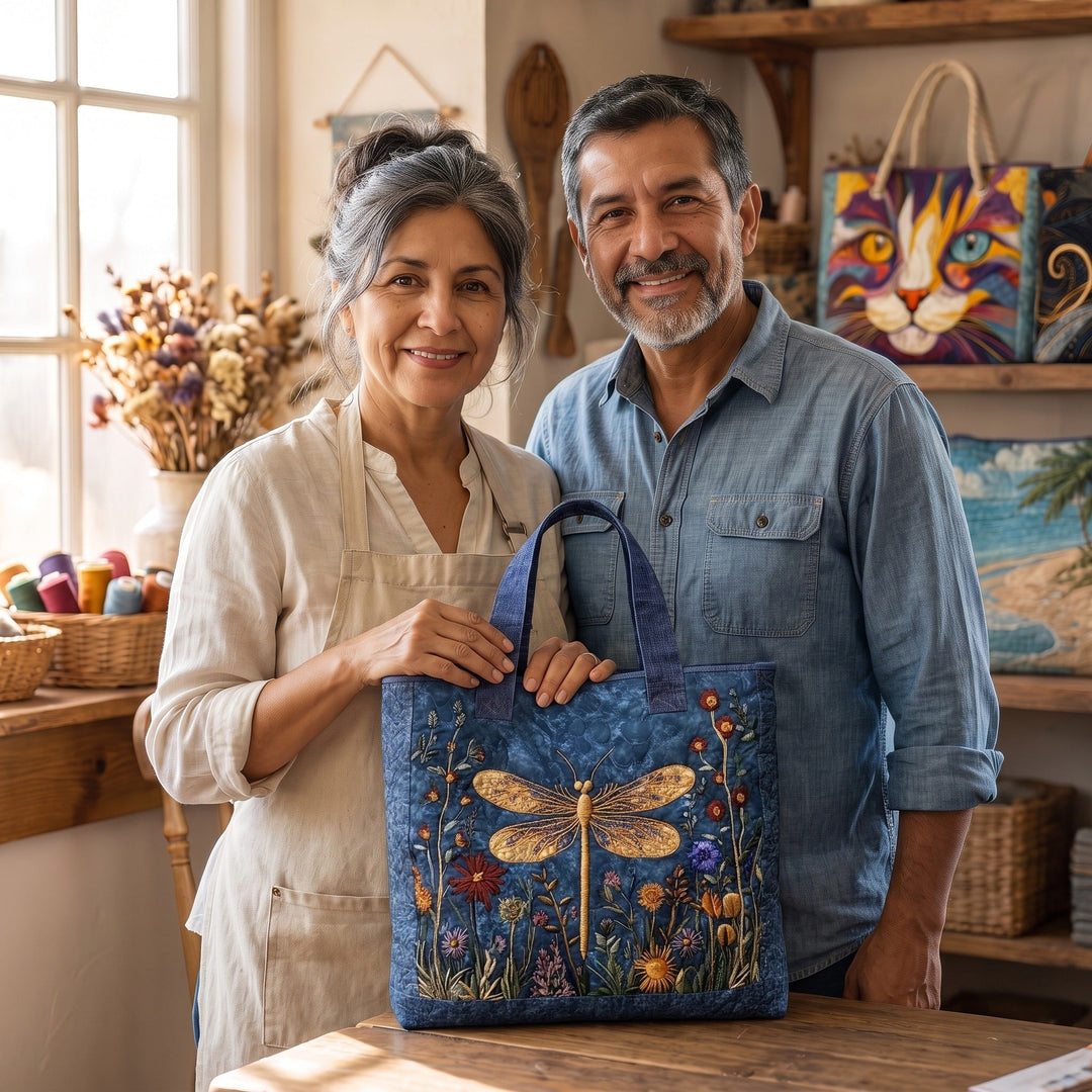 Bolso Acolchado — Libélula Dorada
