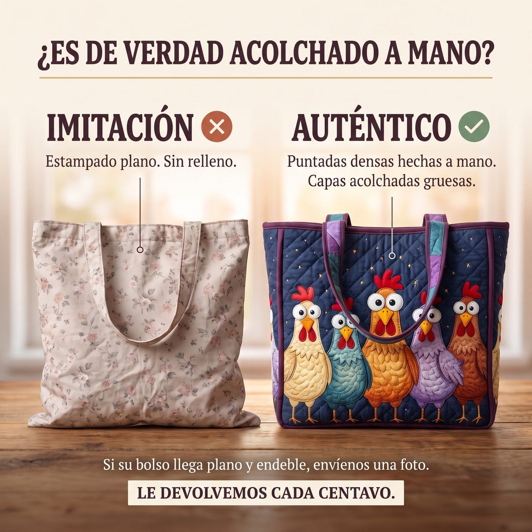 Bolso Artesanal — Cinco Gallinas de Colores
