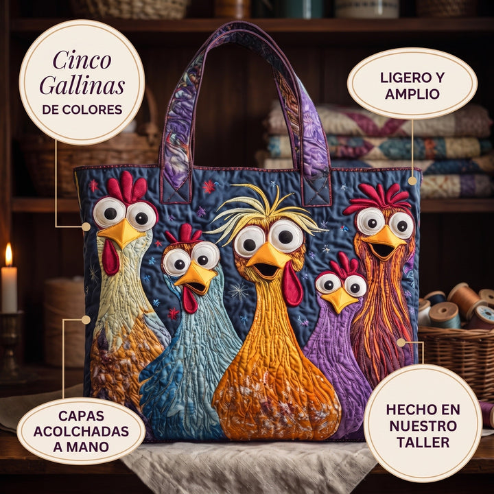 Bolso Artesanal — Cinco Gallinas de Colores