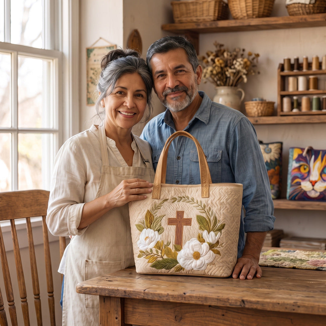 Bolso Artesanal — Cruz Sagrada