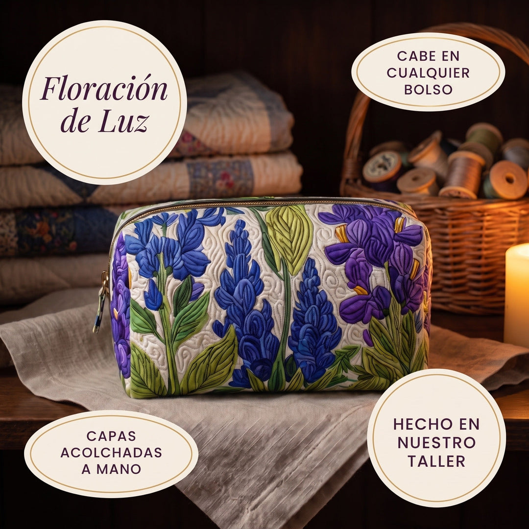 Neceser Acolchado — Floración de Luz