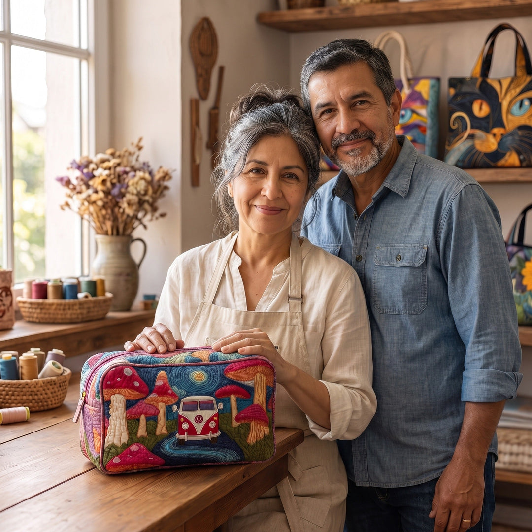 Neceser Acolchado — Sueño Hippie Cósmico