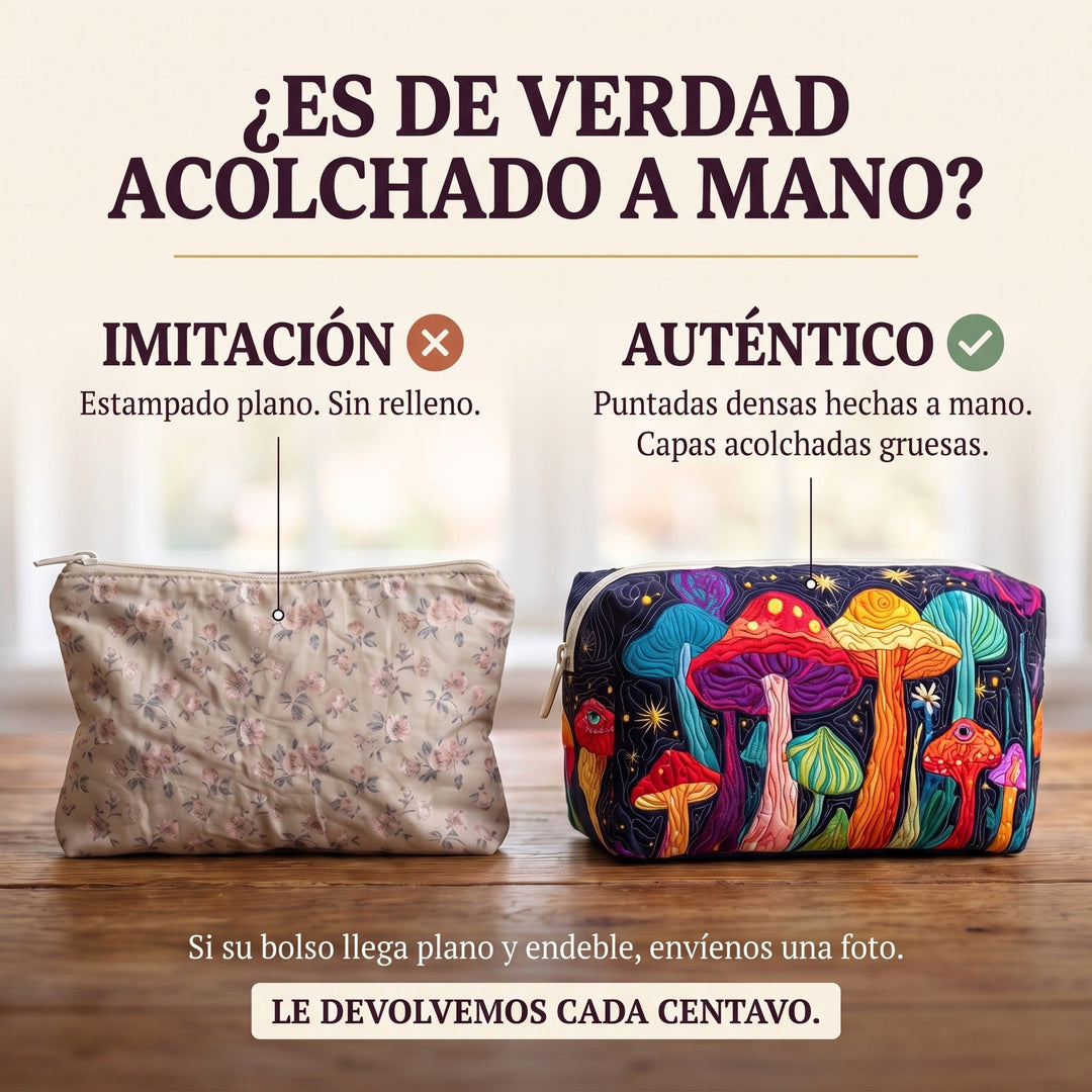 Neceser Acolchado — Hongo Retro
