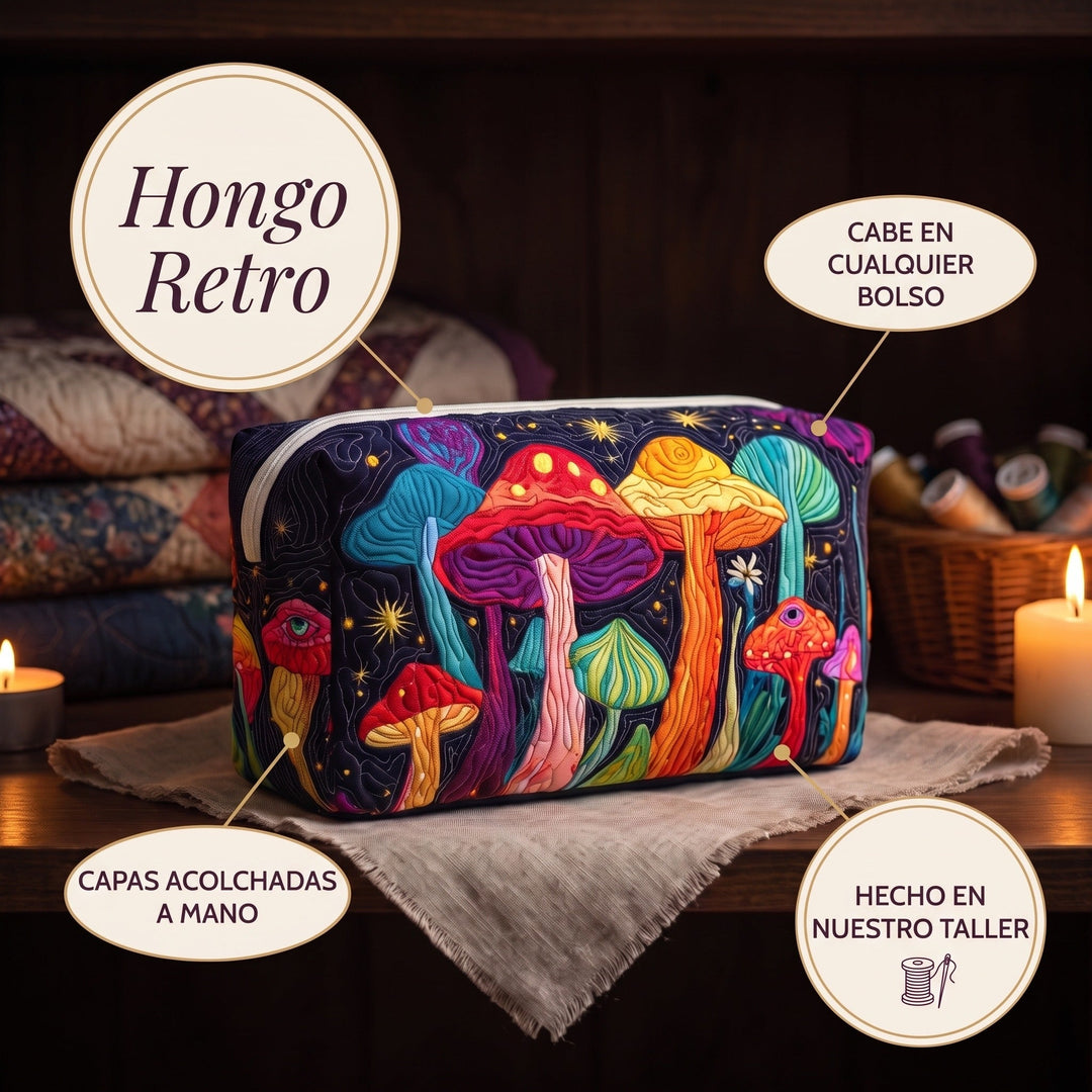 Neceser Acolchado — Hongo Retro