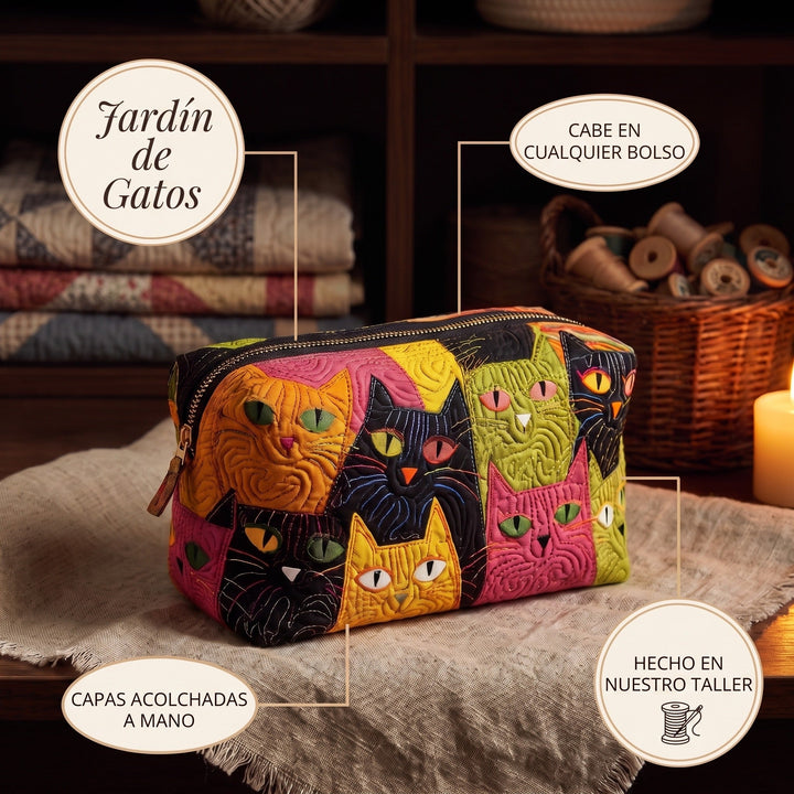 Neceser Acolchado — Jardín de Gatos