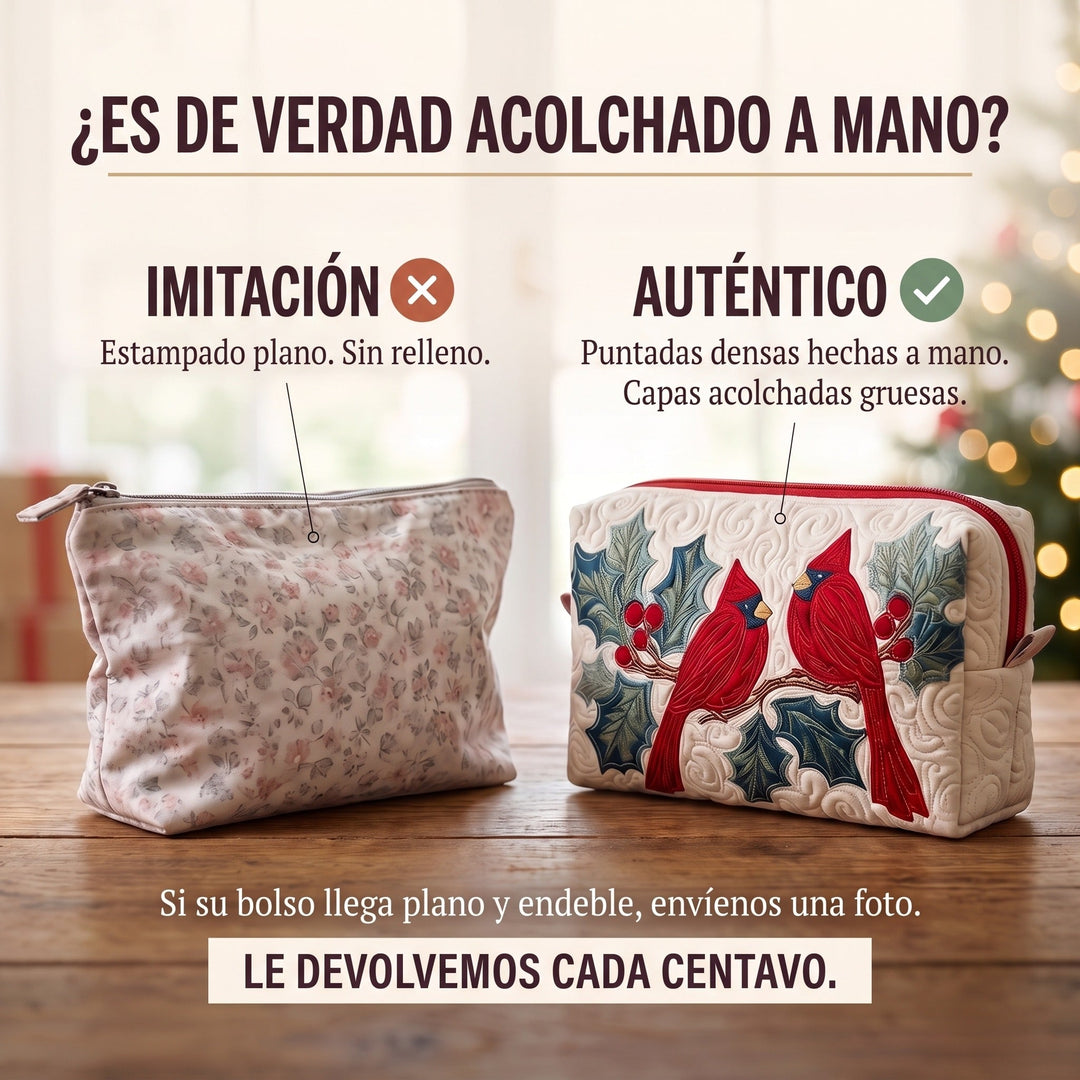 Neceser Acolchado — Pluma Roja