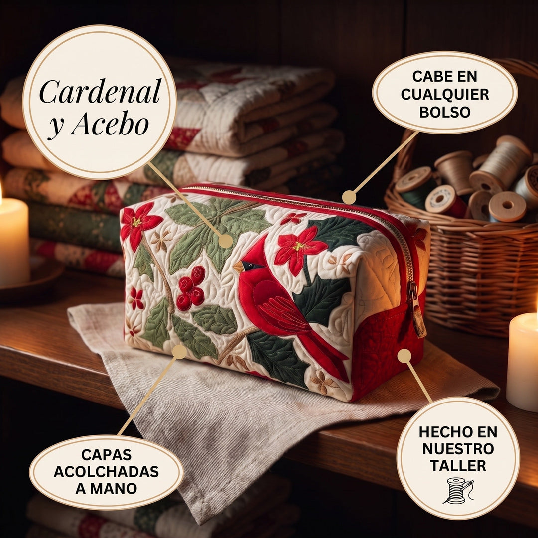 Neceser Acolchado — Cardenal y Acebo