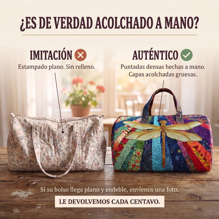 Bolso de Viaje Acolchado — Flor en Vuelo