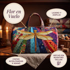 Bolso de Viaje Acolchado — Flor en Vuelo 4