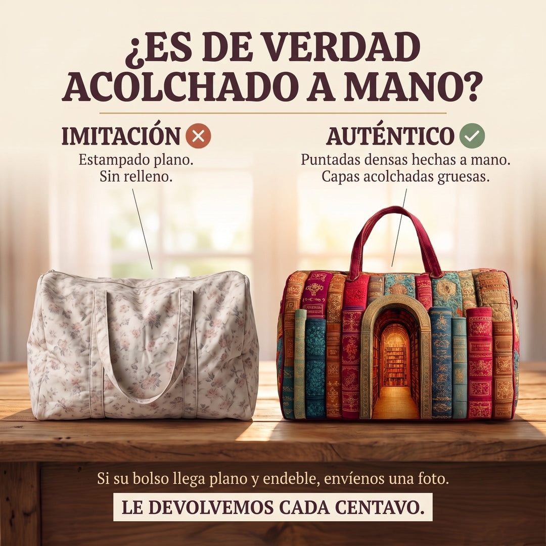 Bolso de Viaje Acolchado — Biblioteca Escondida