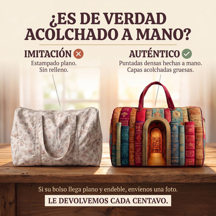 Bolso de Viaje Acolchado — Biblioteca Escondida