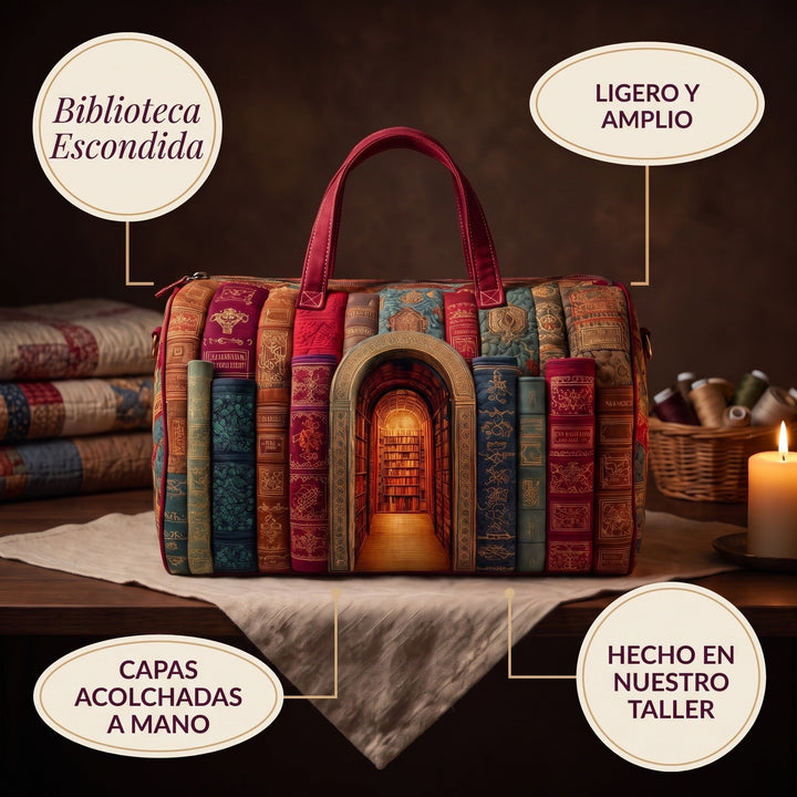 Bolso de Viaje Acolchado — Biblioteca Escondida