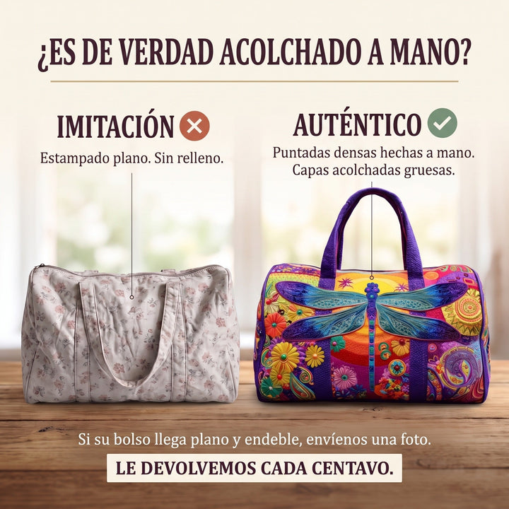 Bolso de Viaje Acolchado — Cielos de Seda
