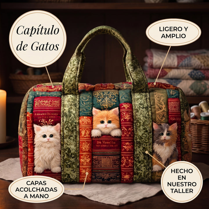 Bolso de Viaje Acolchado — Capítulo de Gatos