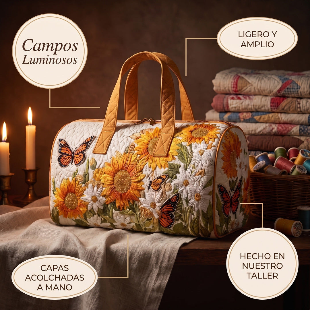Bolso de Viaje Acolchado — Campos Luminosos