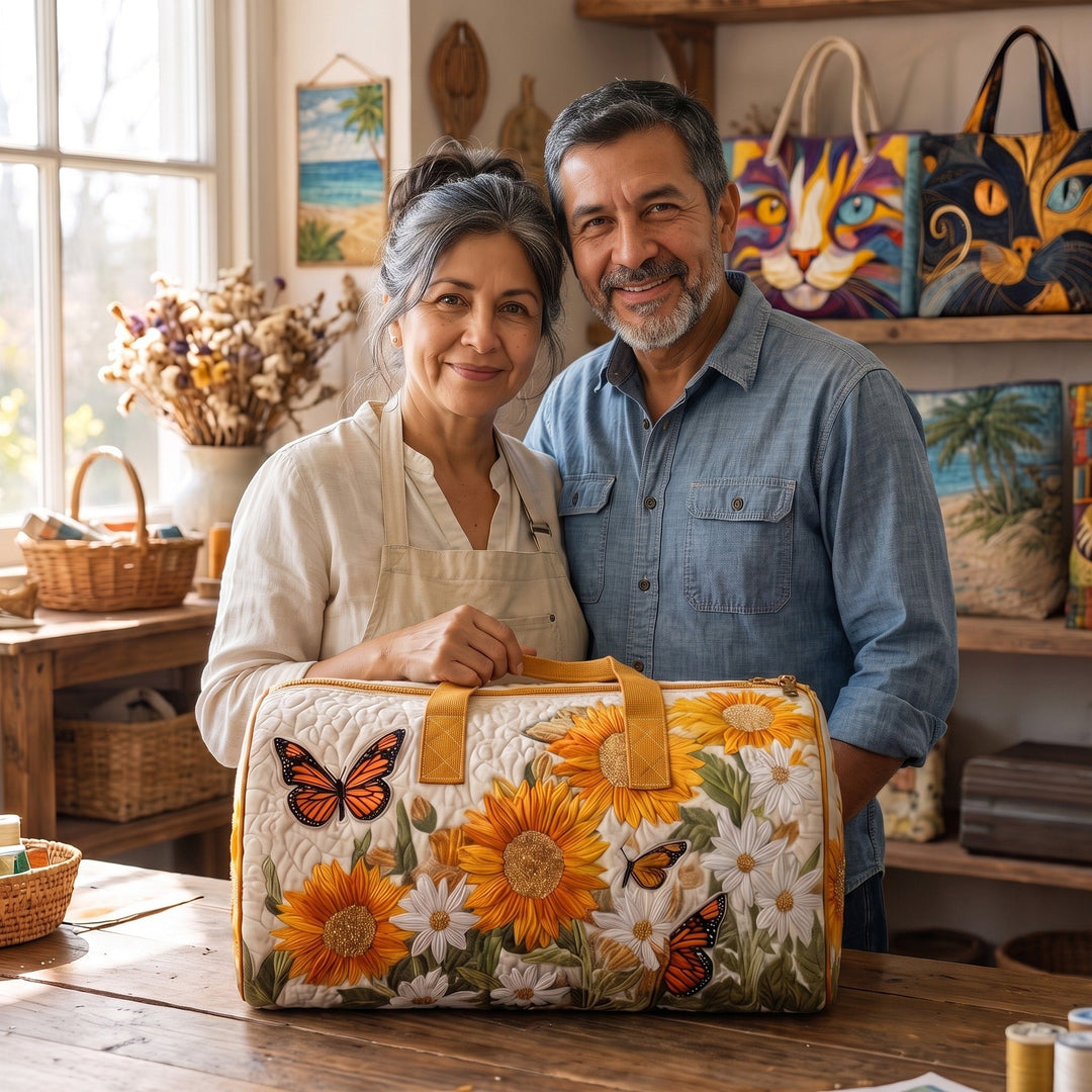 Bolso de Viaje Acolchado — Campos Luminosos