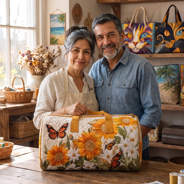 Bolso de Viaje Acolchado — Campos Luminosos