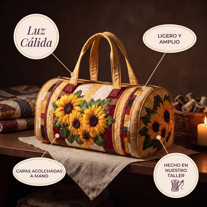 Bolso de Viaje Acolchado — Luz Cálida