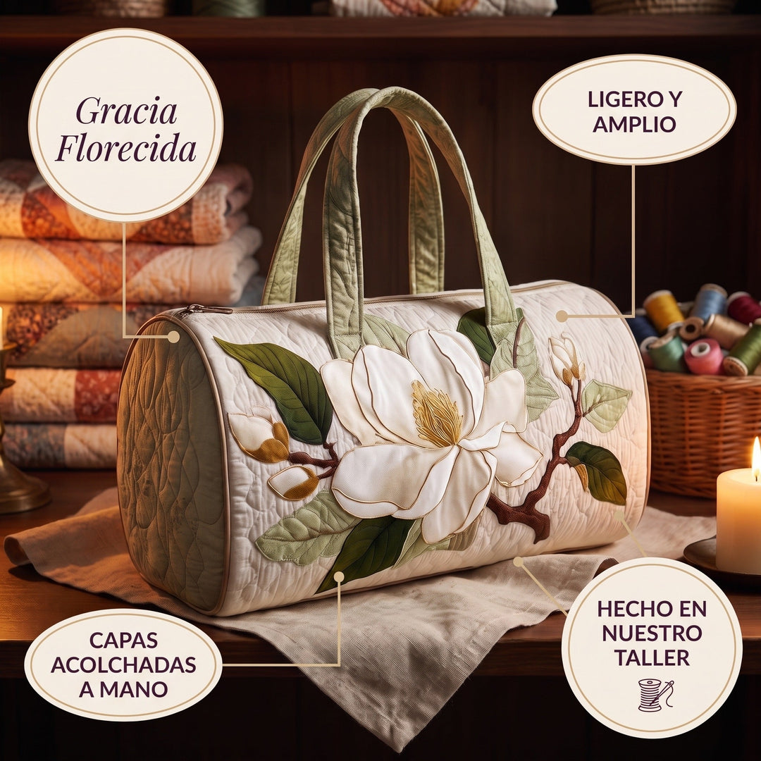 Bolso de Viaje Acolchado — Gracia Florecida