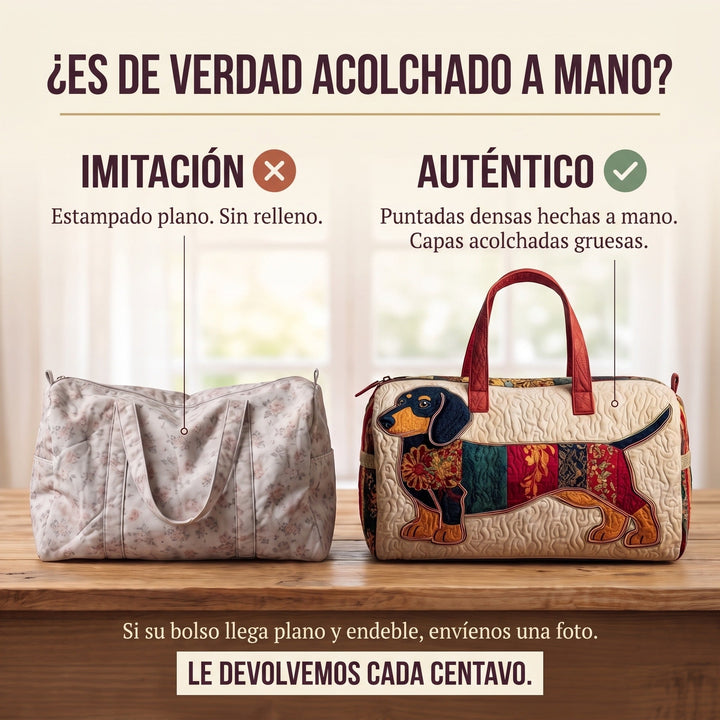 Bolso de Viaje Acolchado — Perrito de Retazos