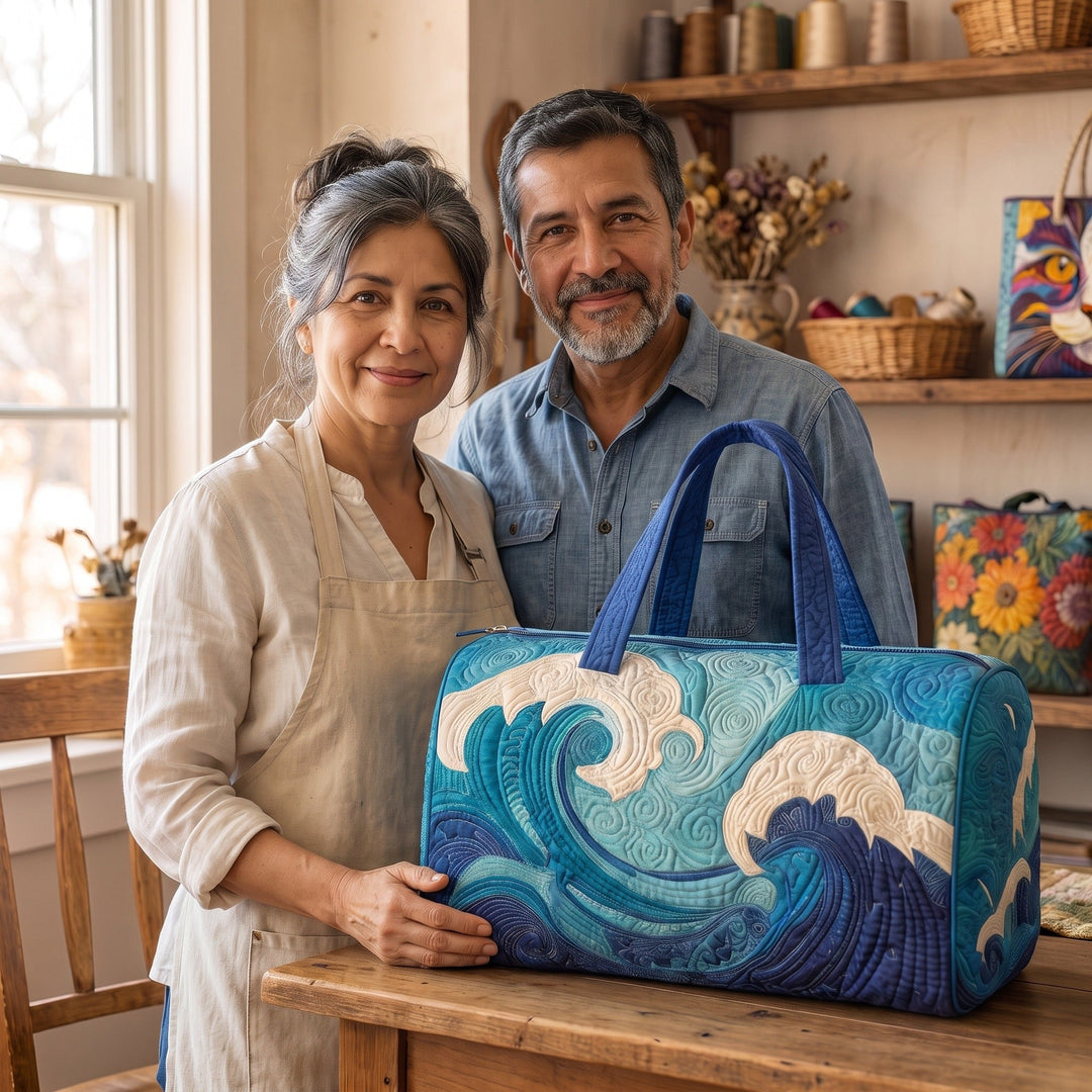 Bolso de Viaje Acolchado — Ola que Sube