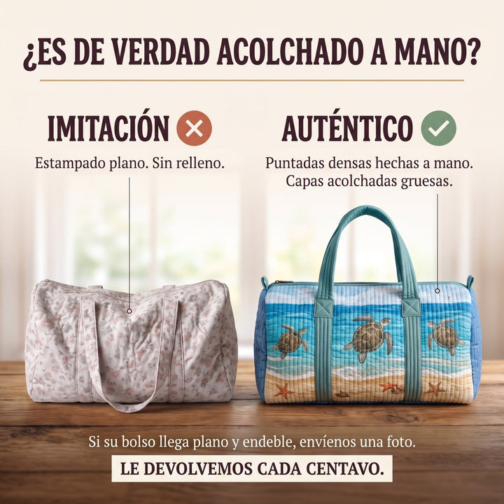 Bolso de Viaje Acolchado — Tortuguita Adorable