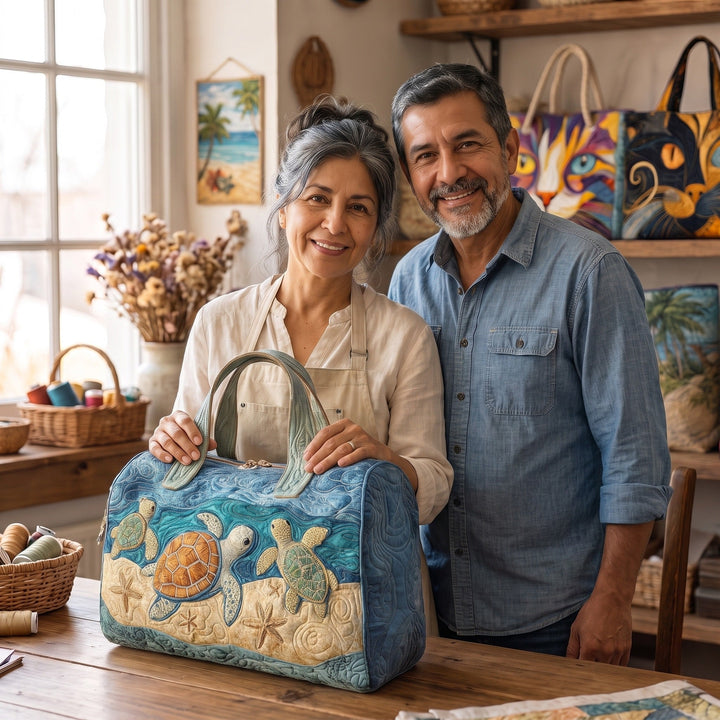 Bolso de Viaje Acolchado — Tortuguita Adorable