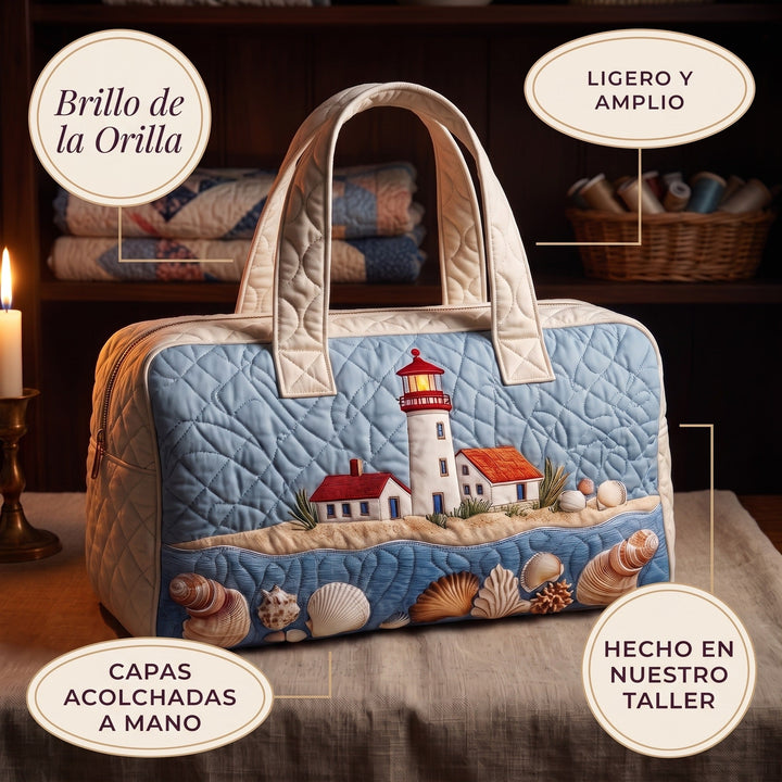 Bolso de Viaje Acolchado — Brillo de la Orilla