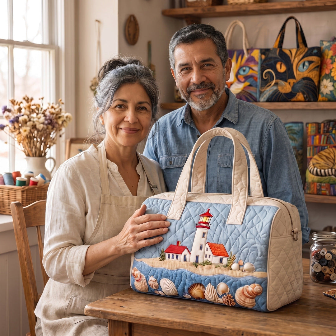 Bolso de Viaje Acolchado — Brillo de la Orilla