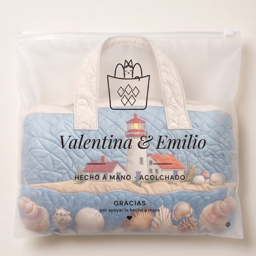 Bolso de Viaje Acolchado — Brillo de la Orilla