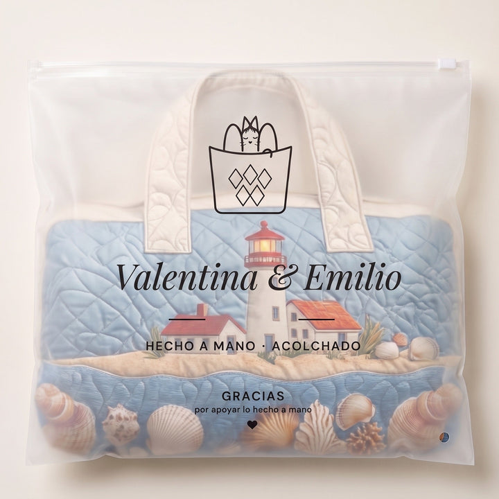 Bolso de Viaje Acolchado — Brillo de la Orilla