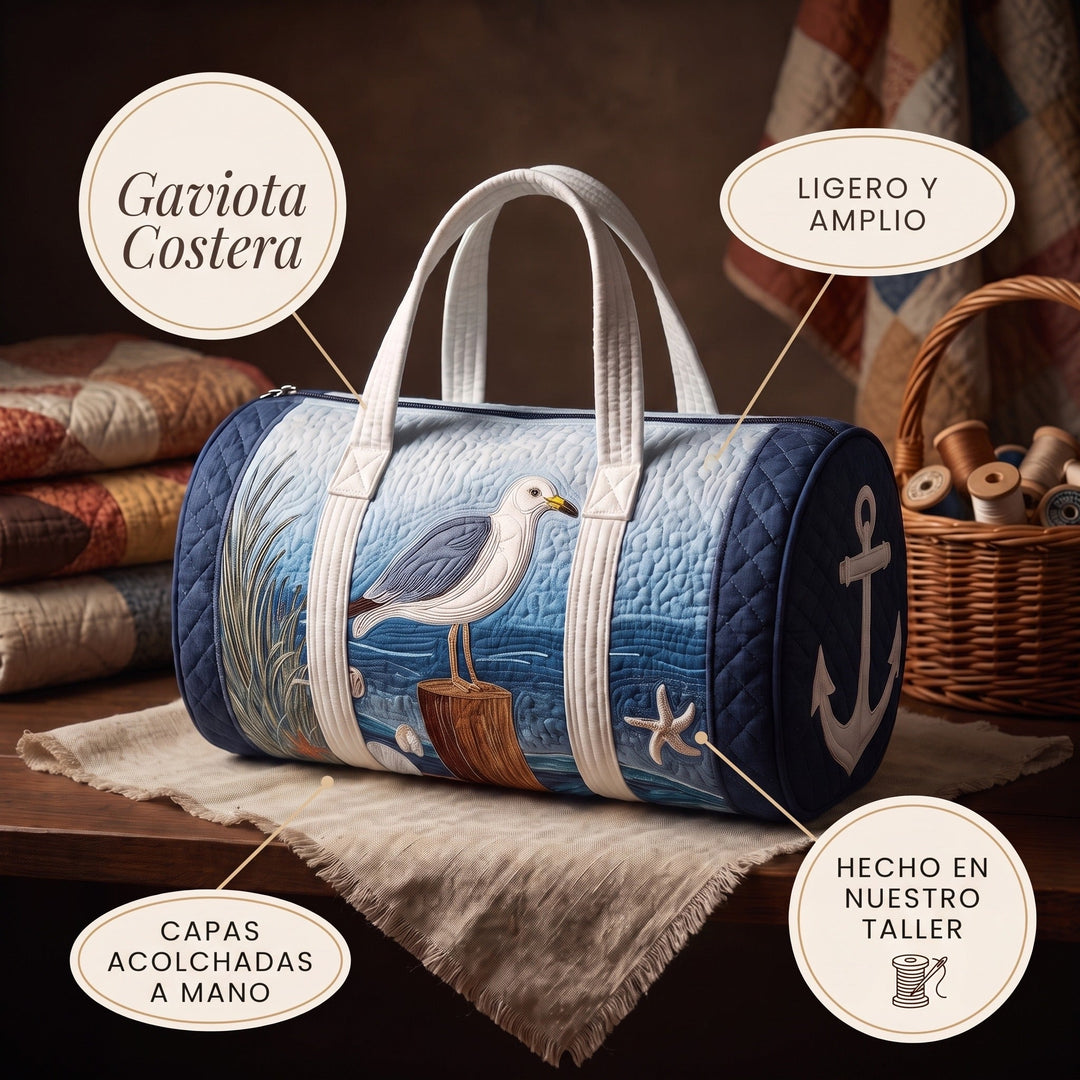 Bolso de Viaje Acolchado — Gaviota Costera