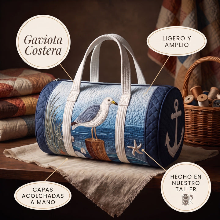 Bolso de Viaje Acolchado — Gaviota Costera