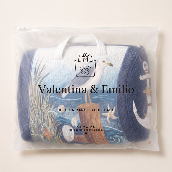 Bolso de Viaje Acolchado — Gaviota Costera