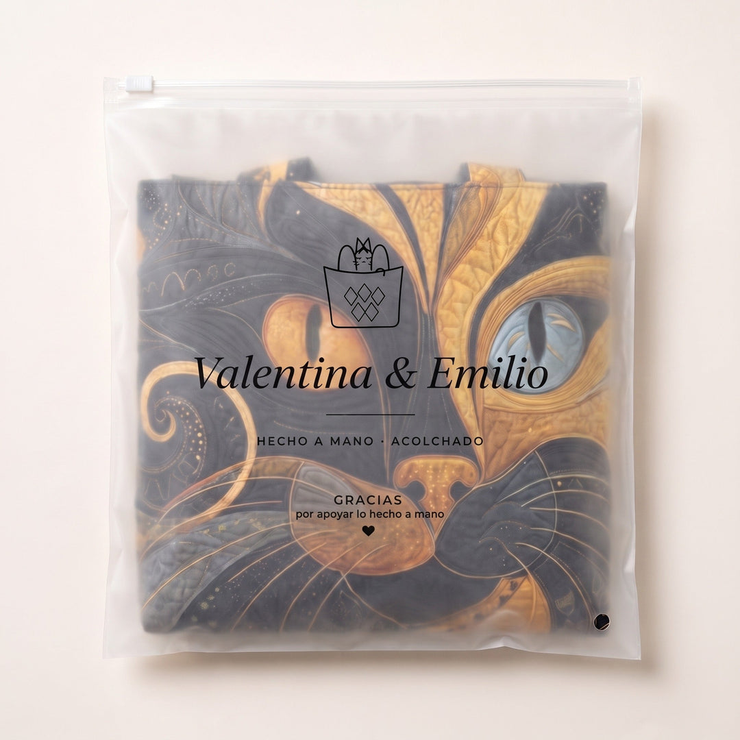 Bolso Artesanal — Gato Místico